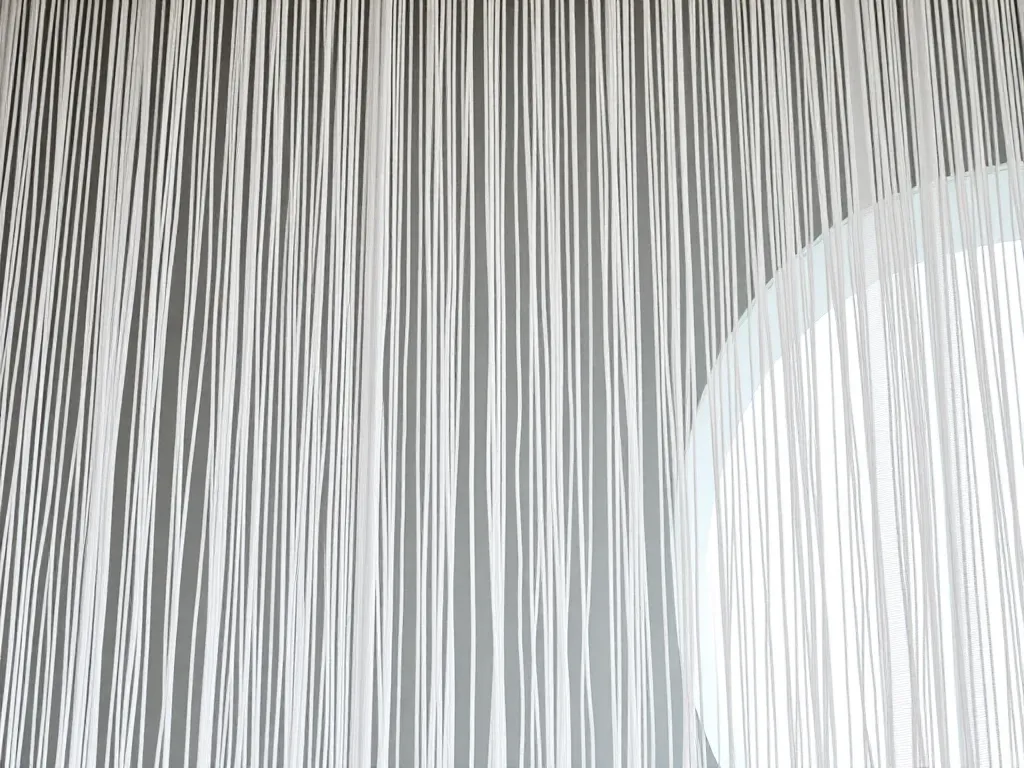 Nowoczesne firany makarony